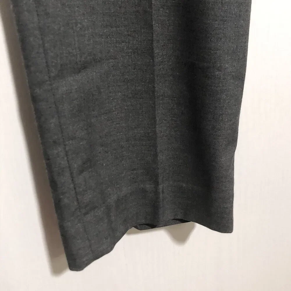 H&M Dress Pants Mens 44 R Gray Slim Fit Stretch Pockets Flat Front New